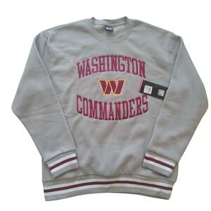 Ultra Game NFL Washington Commanders Sweatshirt Mens XL Gray QUMK678FWC-ZM